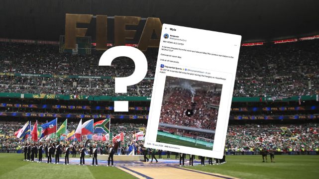 Kamera spadła podczas mundialu? Reuters ustalił, kiedy nagrano viral