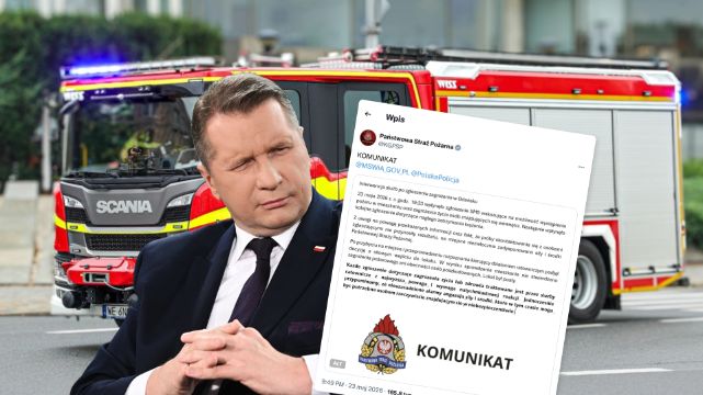 Czarnek nadal powiela nieprawdziwe informacje. PSP wyjaśniła interwencję